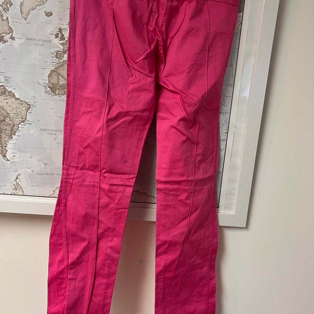 Bright Pink Slim Trousers